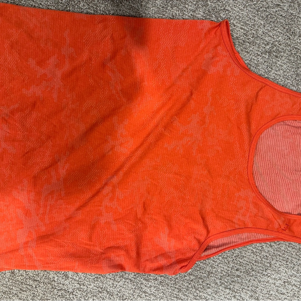 Lululemon Orange Tank Top